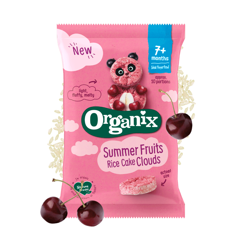 [Bundle of 4] Organix Rice Cake Clouds 40g